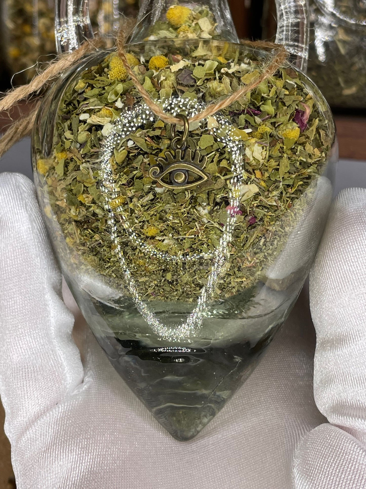 Witchy Pooh's Lucid Dreaming Herbal Loose Leaf Tea in Hanging Jars