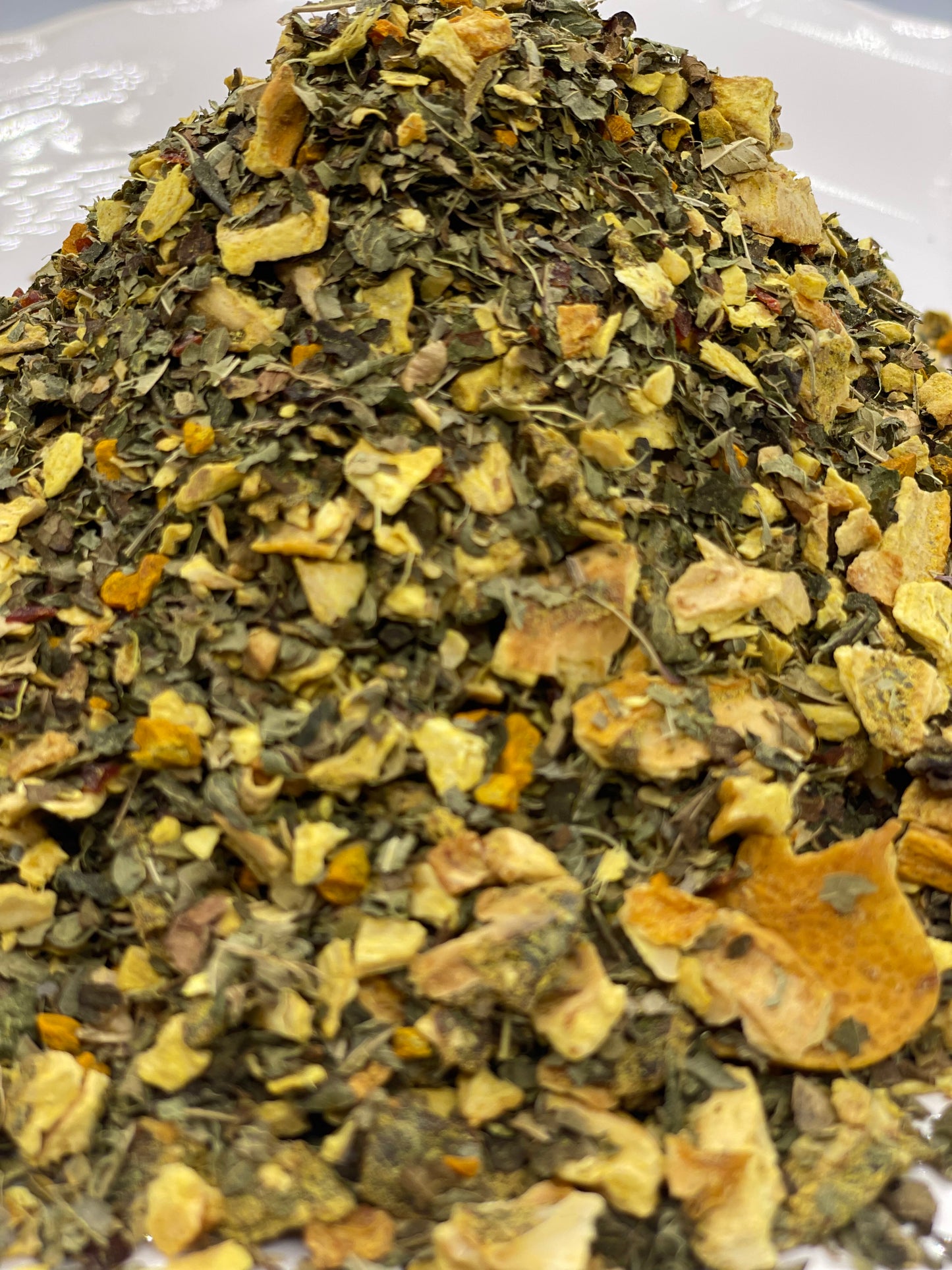 Witchy Pooh's Turmeric Ginger Brew Loose Leaf Herbal Tea, Caffeine Free