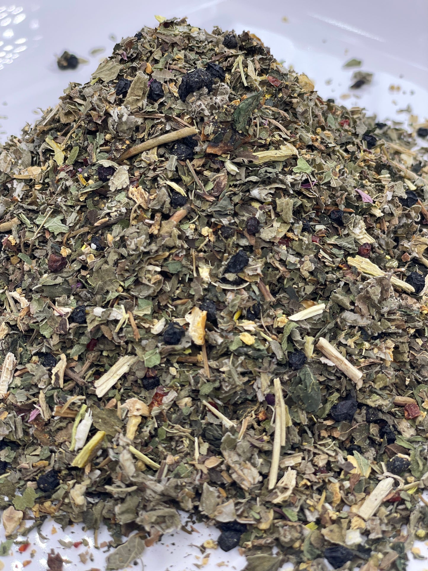 Witchy Pooh's G.I.L.F. Granny's Immune Life Force Organic Loose Leaf Functional Herbal Elderberry Fruit Tea, Caffeine Free, For Immune Support