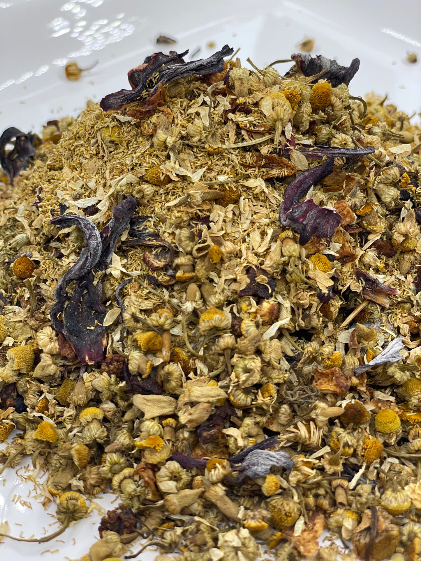 Witchy Pooh's Zing & Zen Loose Leaf Citrus Flavored Chamomile Herbal Tea, Caffeine Free