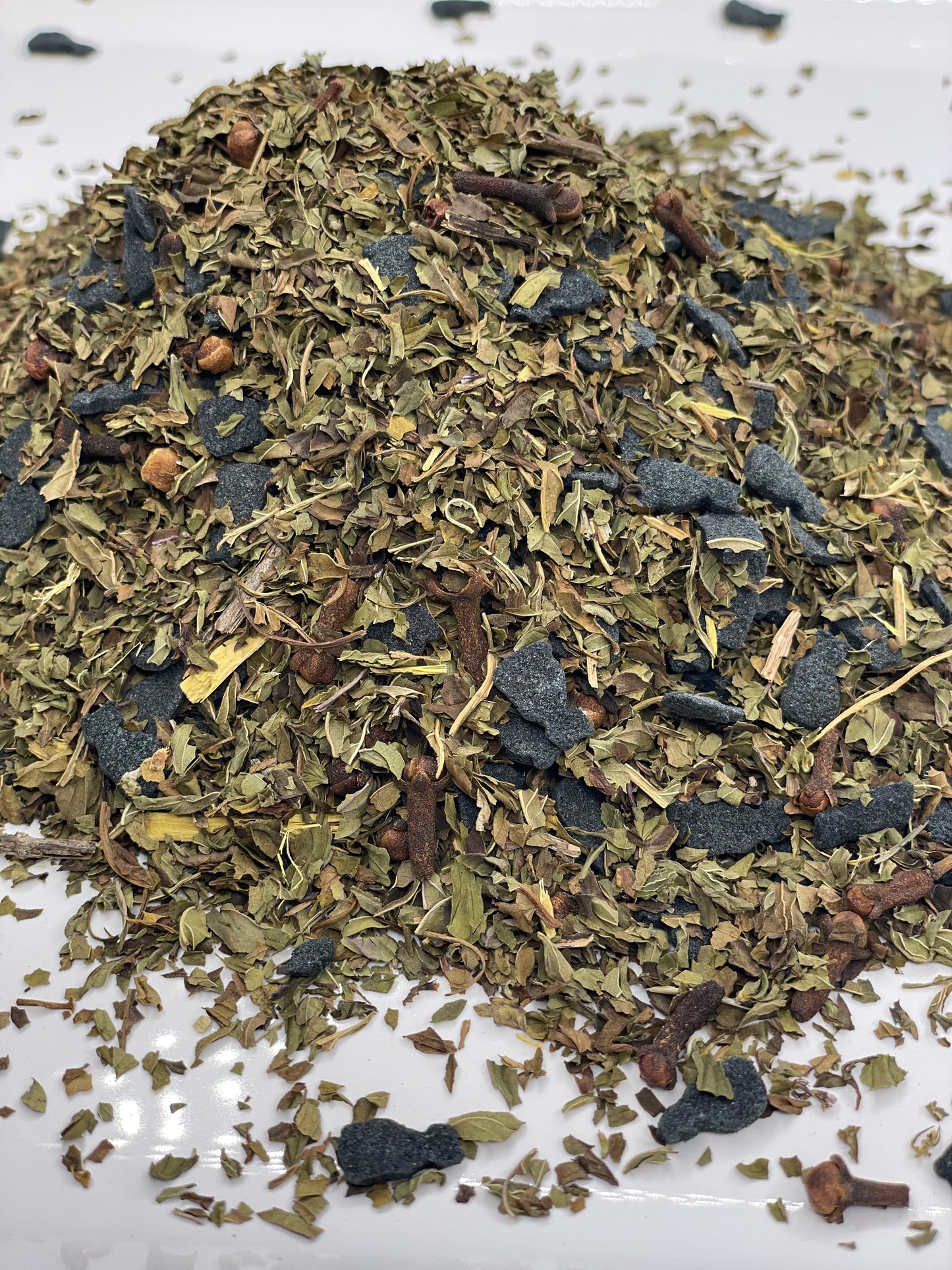 Witchy Pooh's Put A Spell On You Loose Leaf Licorice Peppermint Herbal Tea with Candy Black Cats, Caffeine Free