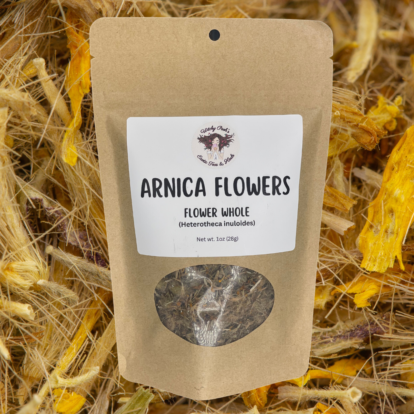 Witchy Pooh's Arnica Flowers for Topical Pain Relief