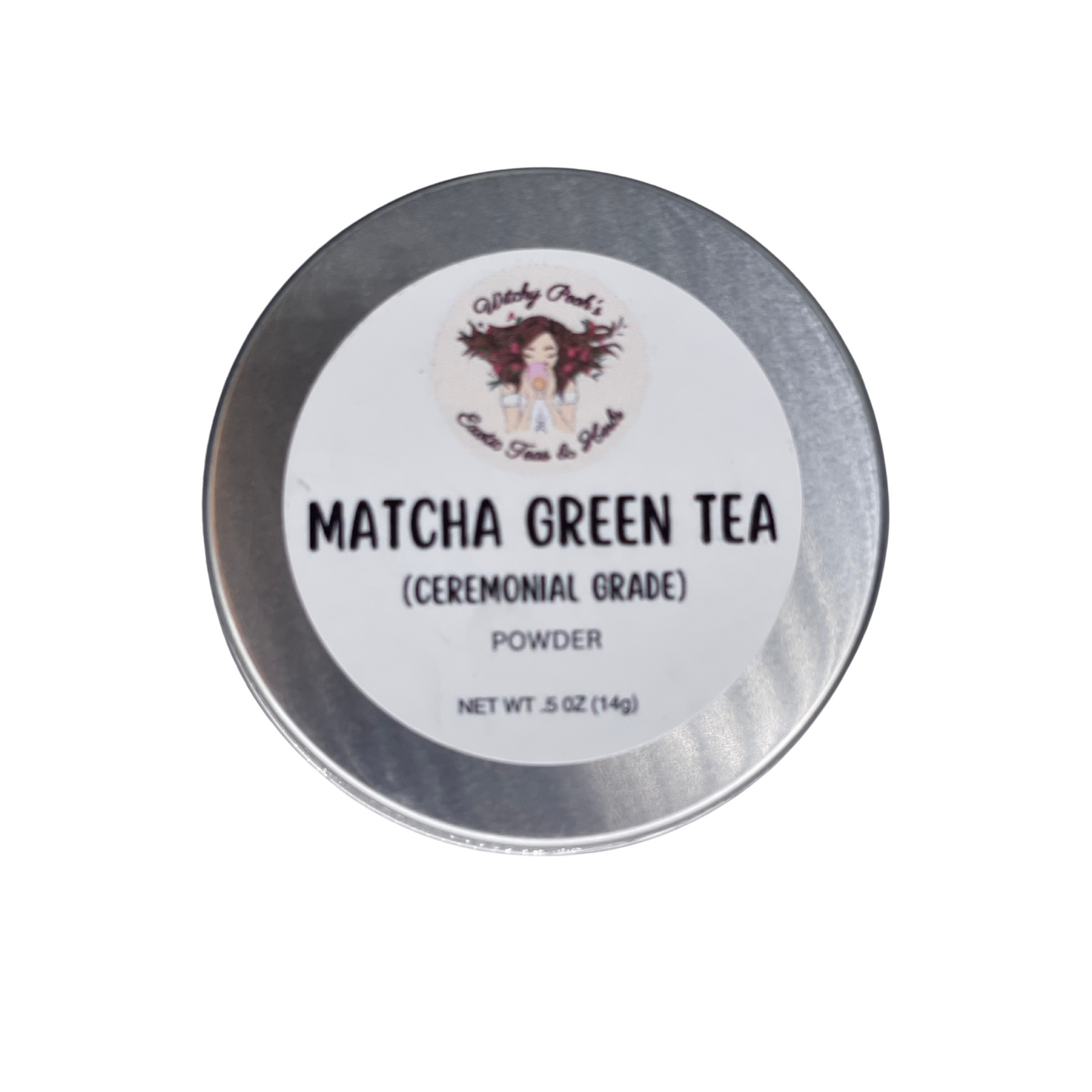 Witchy Pooh's Matcha Green Tea Powder, Ceremonial Grade, High Quality, Vibrate Green Color