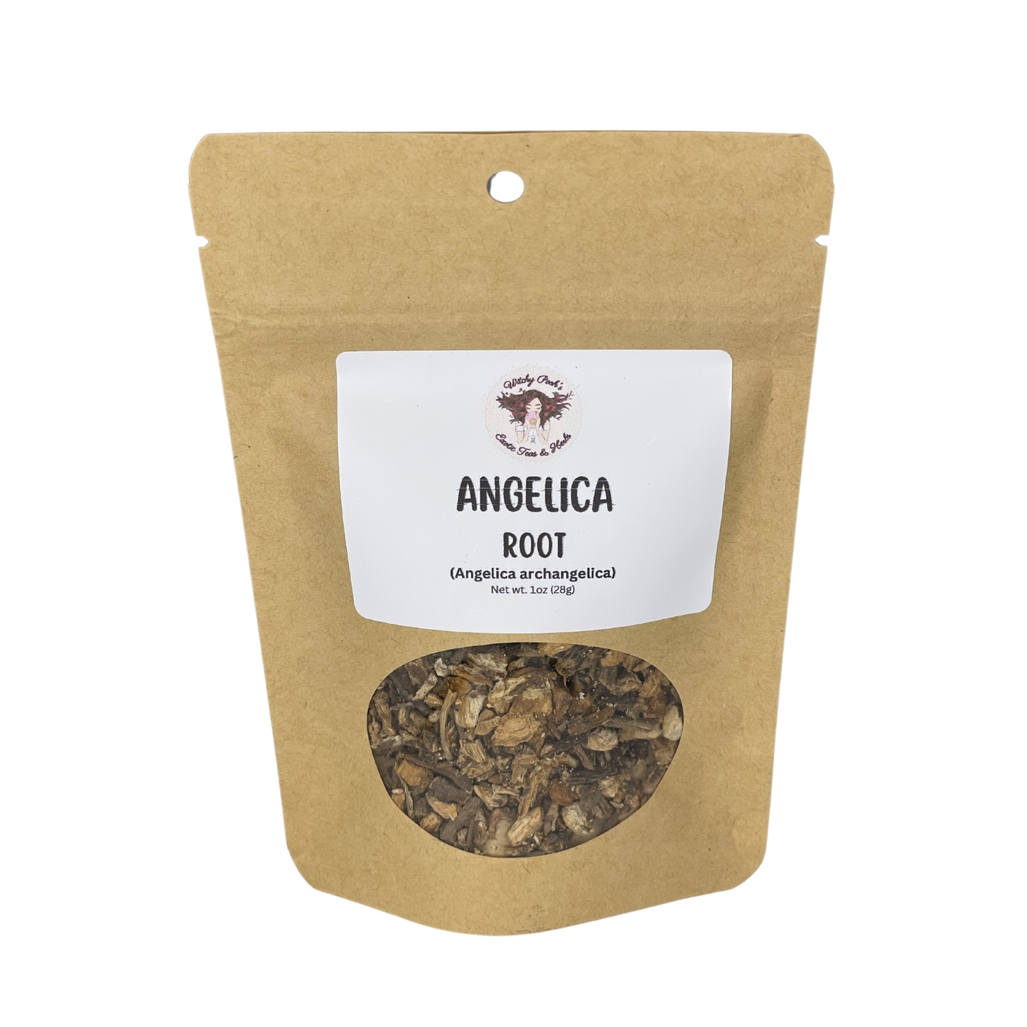 Witchy Pooh's Angelica Root to Invigorate Your Spirit and Shield Against Psychic Attacks