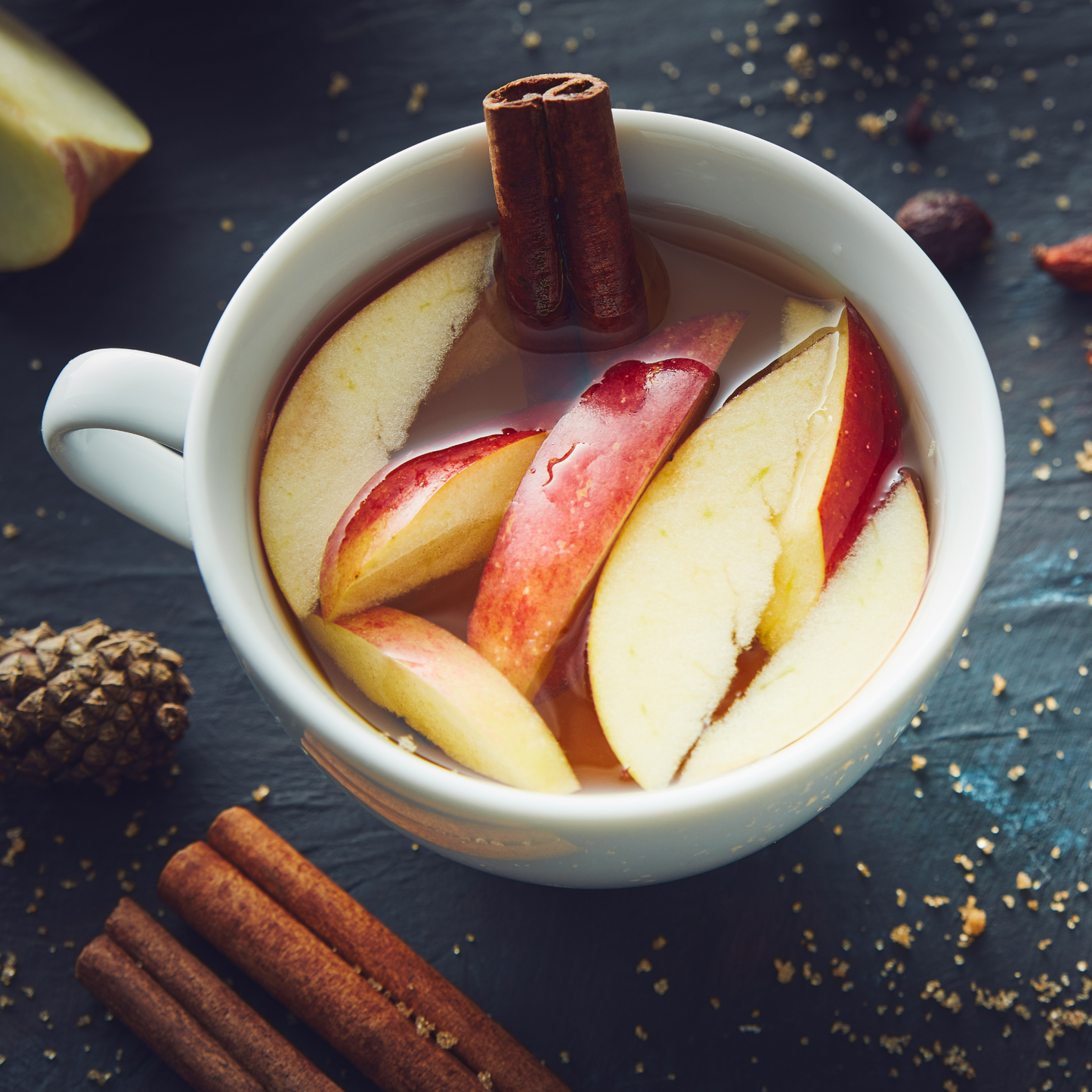 Witchy Pooh's Cinnamon Apple Snap! Loose Leaf Apple Fruit Rooibos Herbal Tea, Caffeine Free