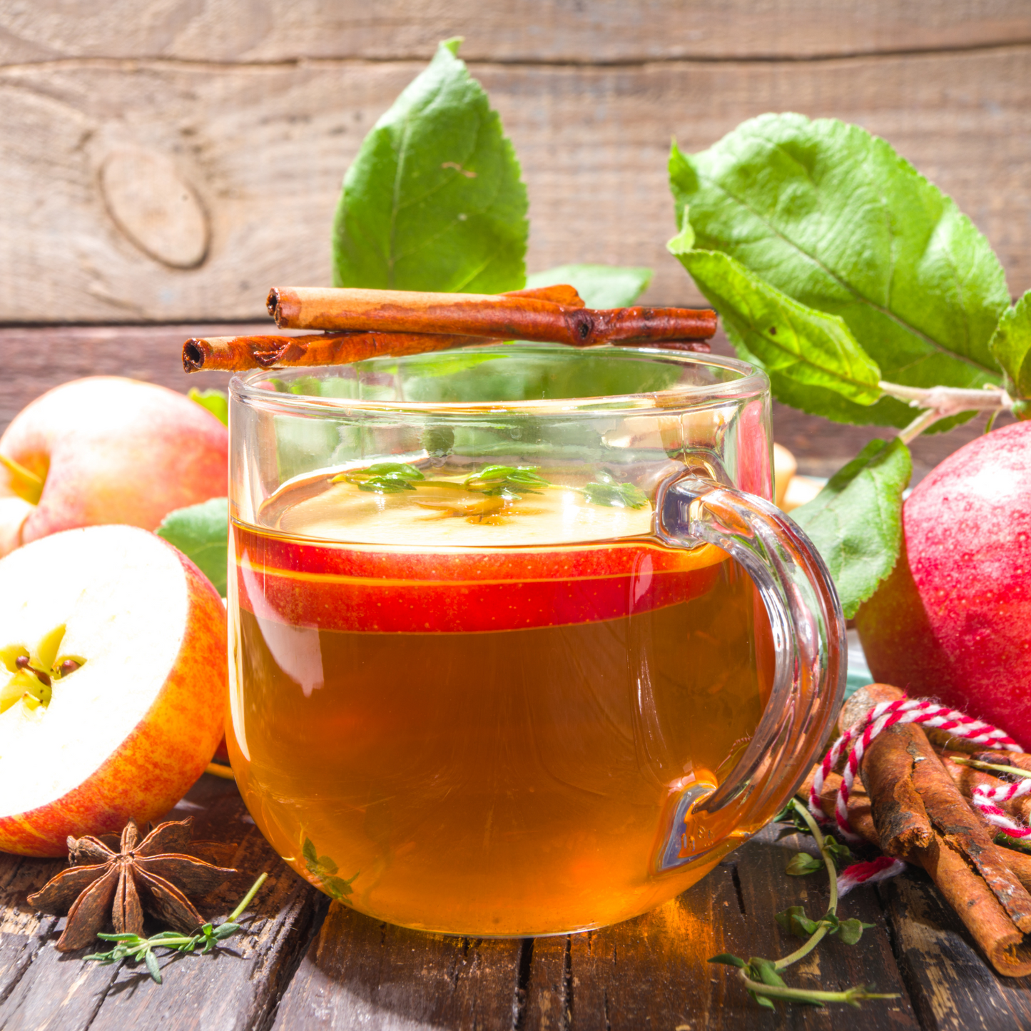 Witchy Pooh's Cinnamon Apple Snap! Loose Leaf Apple Fruit Rooibos Herbal Tea, Caffeine Free