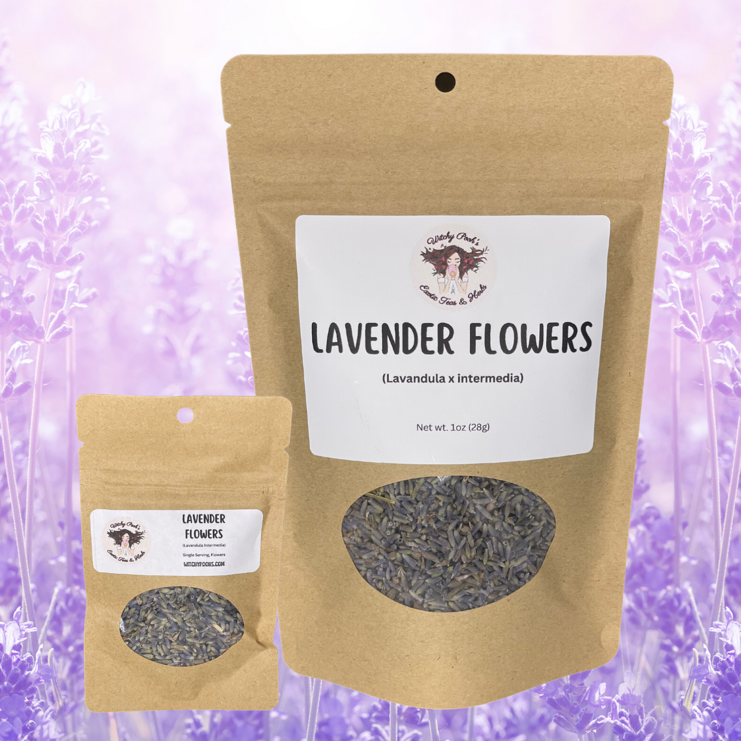 Witchy Pooh's Lavender Flowers for Simmer Pots, Cooking, Crafting, Tea, Relaxation and Sleep Aid