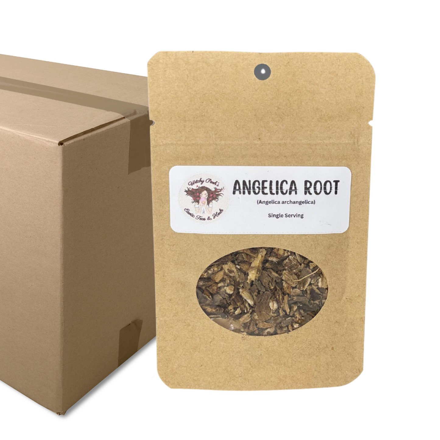 Witchy Pooh's Angelica Root to Invigorate Your Spirit and Shield Against Psychic Attacks