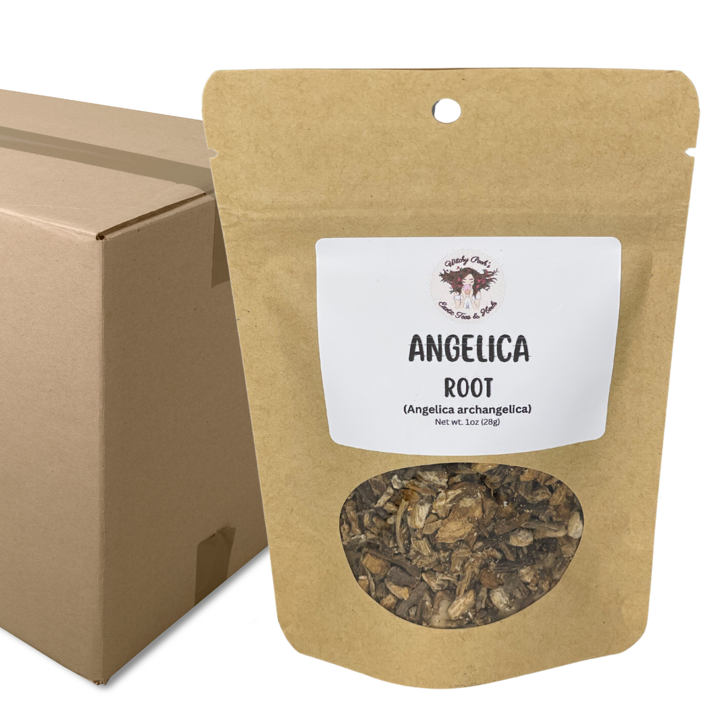 Witchy Pooh's Angelica Root to Invigorate Your Spirit and Shield Against Psychic Attacks