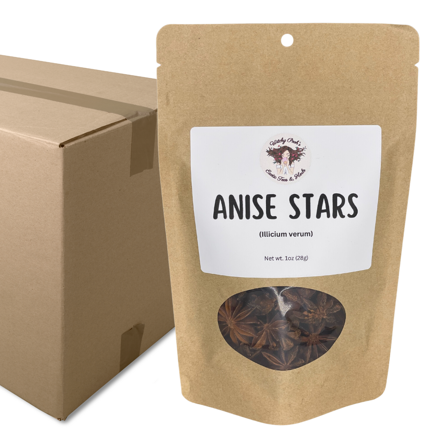 Witchy Pooh's Anise Stars Whole High Quality Strong Smell for Simmer Pots, Cooking and Ritual