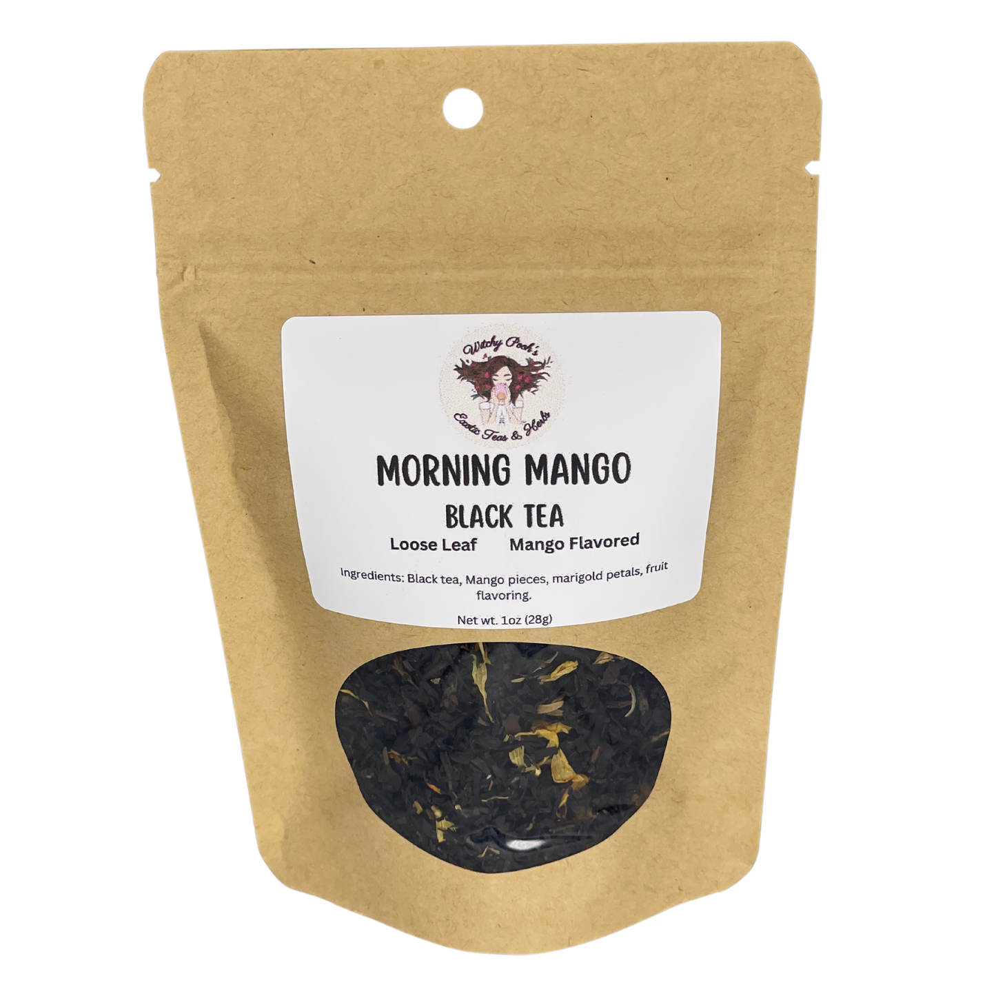 Witchy Pooh's Morning Mango Loose Leaf Mango Fruit Flavored Black Tea