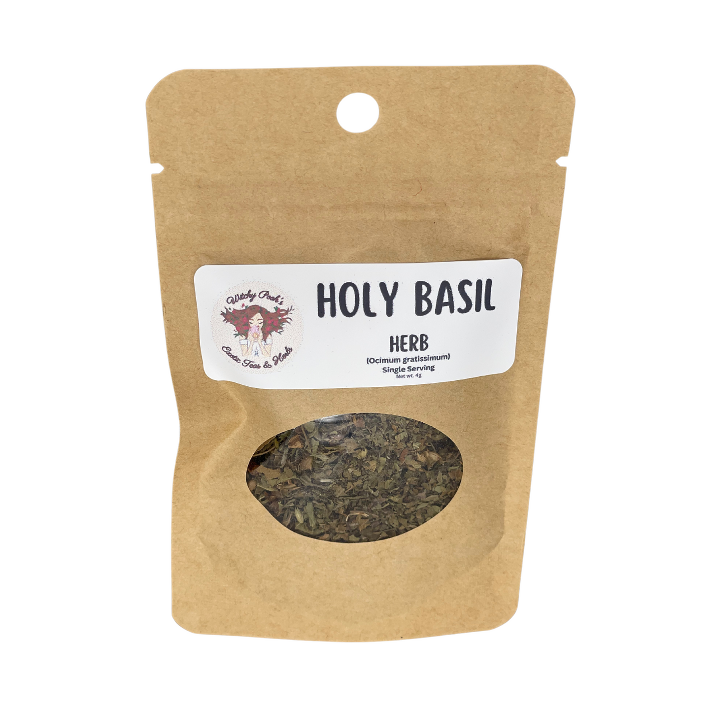 Witchy Pooh's Holy Basil Herb for Balance of Body Mind and Spirit