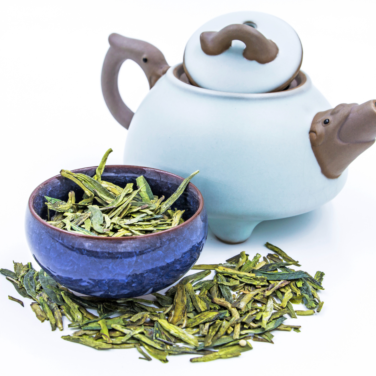 Witchy Pooh's Dragon Well Longjing Loose Leaf Green Tea for Monastic Rituals High Caffeine Equal to a Cup of Coffee