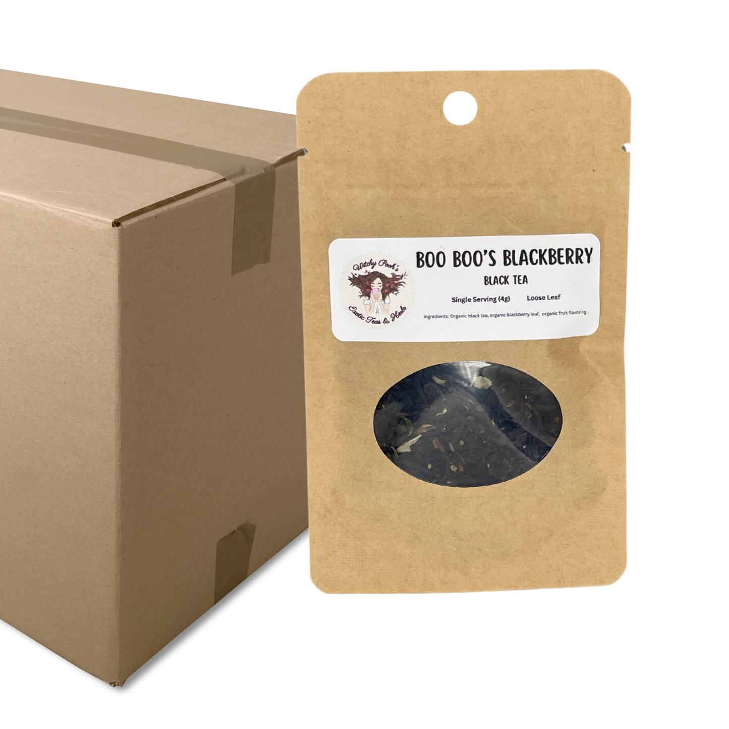 Witchy Pooh's Boo Boo's Blackberry Flavored Loose Leaf Black Tea