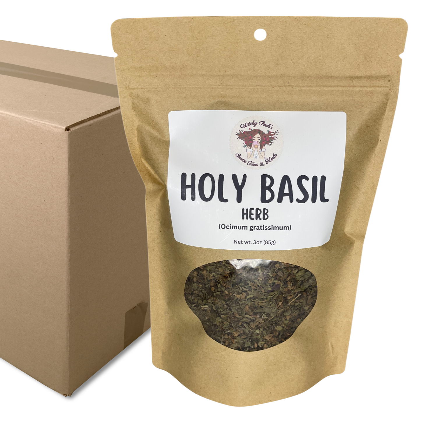 Witchy Pooh's Holy Basil Herb for Balance of Body Mind and Spirit