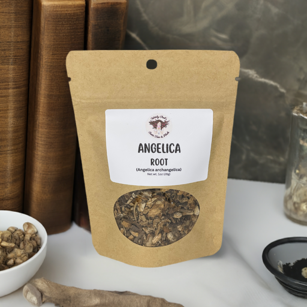 Witchy Pooh's Angelica Root to Invigorate Your Spirit and Shield Against Psychic Attacks