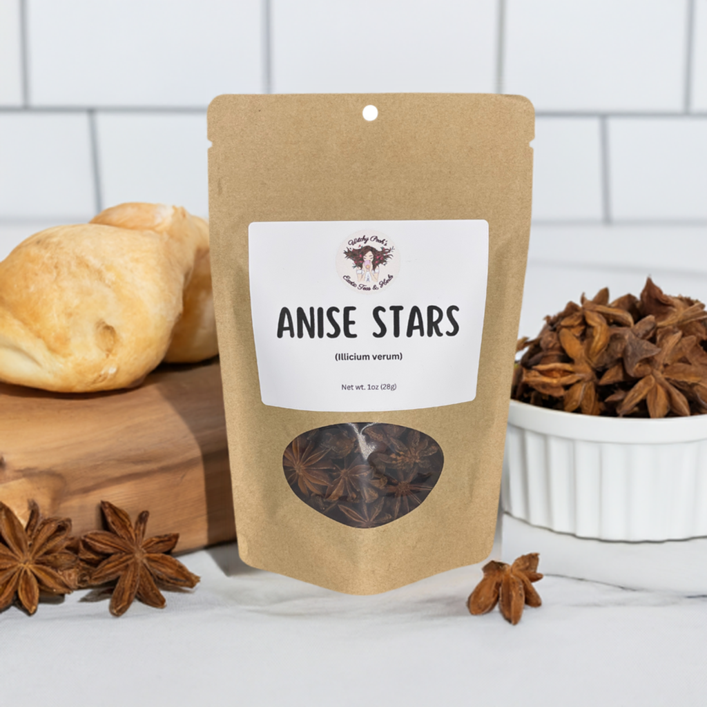 Witchy Pooh's Anise Stars Whole High Quality Strong Smell for Simmer Pots, Cooking and Ritual