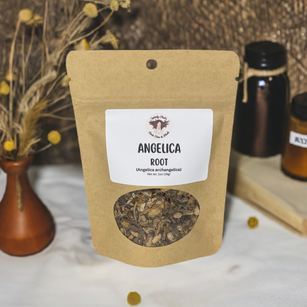 Witchy Pooh's Angelica Root to Invigorate Your Spirit and Shield Against Psychic Attacks