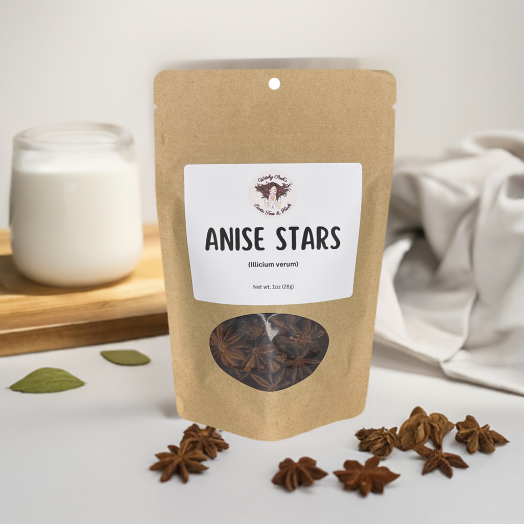 Witchy Pooh's Anise Stars Whole High Quality Strong Smell for Simmer Pots, Cooking and Ritual